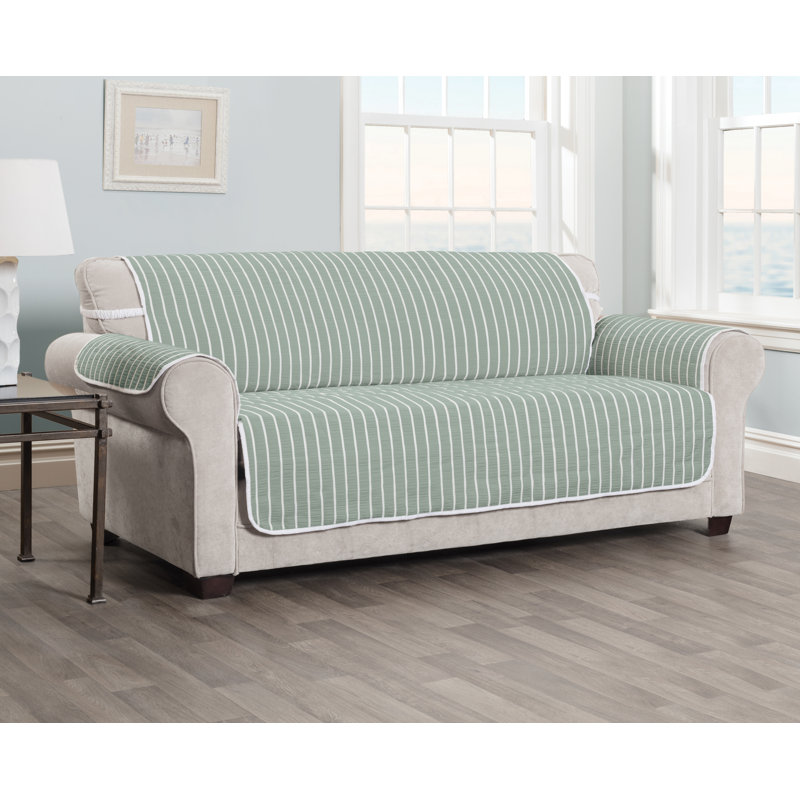 Innovative Textile Solutions Harper Striped Tcushion Sofa Slipcover & Reviews Wayfair